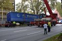 LKW verliert Auflieger Koeln Boltensternstr Pasteurstr P1979